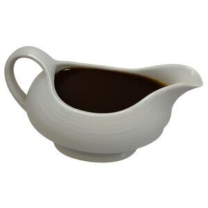 Fiestaware Fiesta CERAMIC Gravy Sauce Boat Dish White CONTAINER 18.5 FL OZ